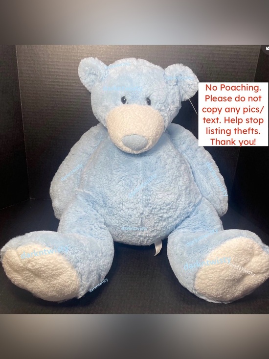 Mary Meyer Other - VERY RARE VHTF BNWT Mary Meyer Huge Blue Teddy Bear ITS A BOY!